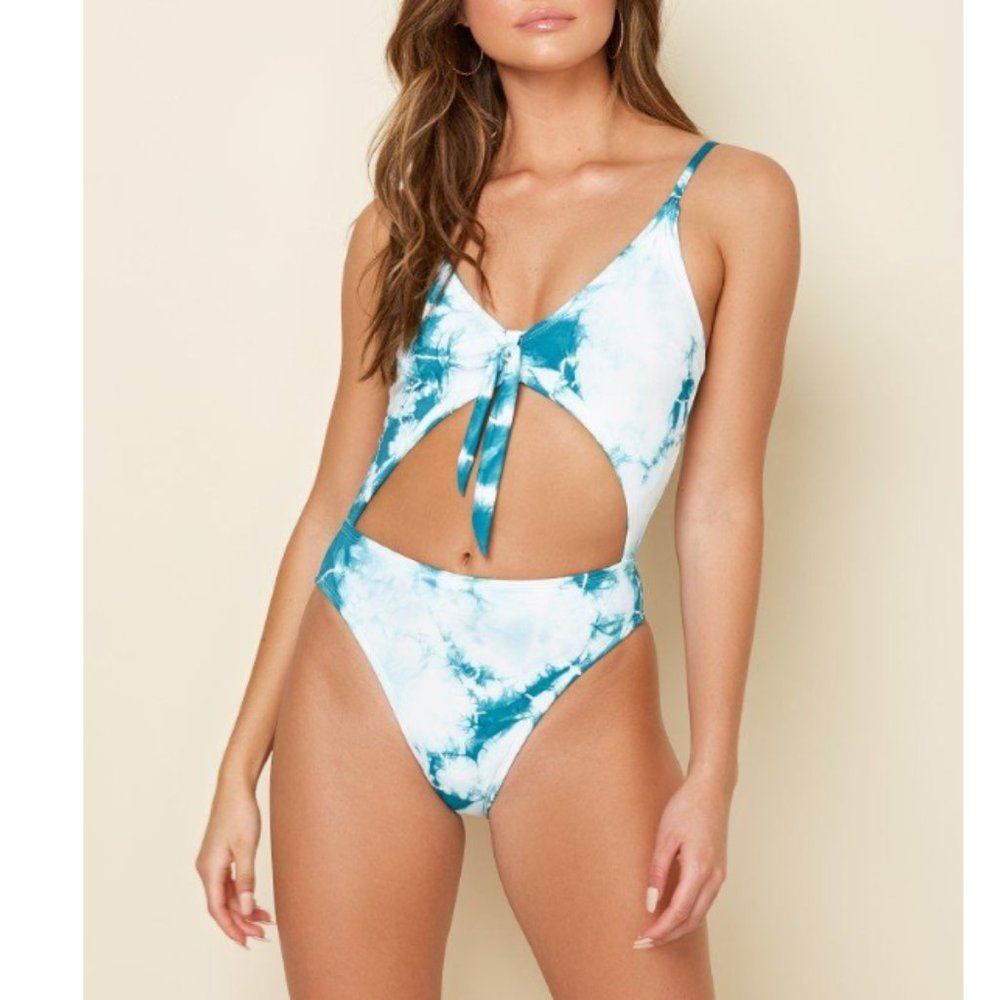 NWT Dolls Kill Dippin Daisy Glam Tie Dye One Piece
